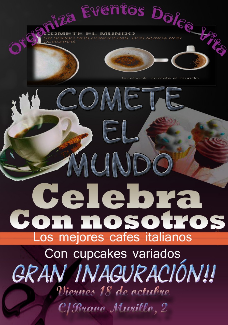Gran inaguración de la cafetería Comete el Mundo